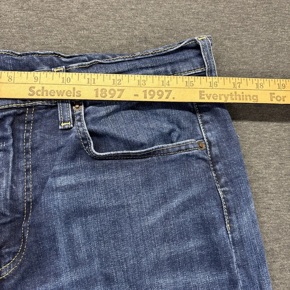 Levis 502 Premium Jeans Mens 32x31‎ TAG-32x32 Stretch Flex Blue Denim Tapered